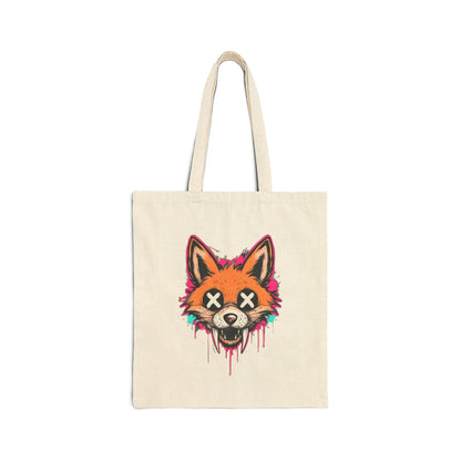 Crazy Fox Tote Bag