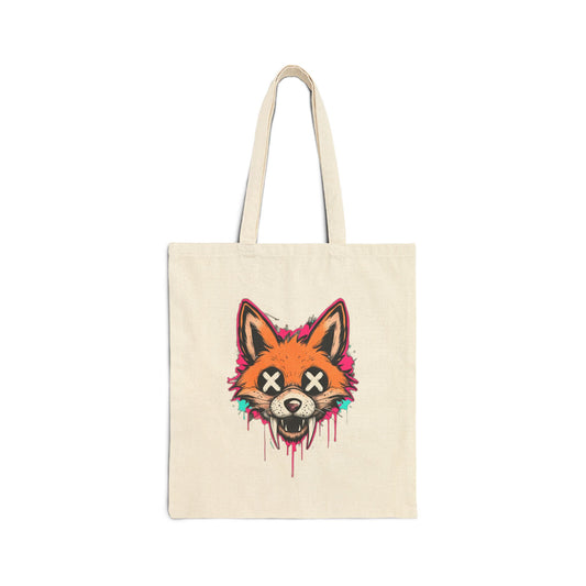 Crazy Fox Tote Bag