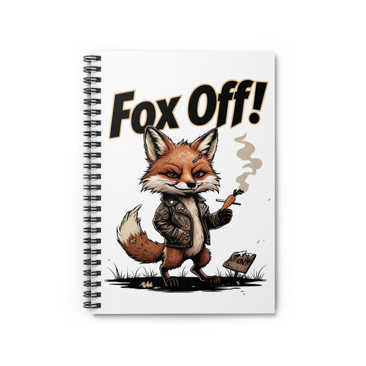 Fox Off! Spiral Notebook