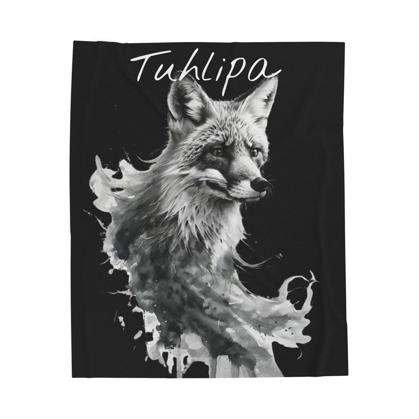 Fox Velveteen Plush Blanket, 50" × 60" & 60" × 80"