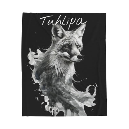 Fox Velveteen Plush Blanket, 50" × 60" & 60" × 80"