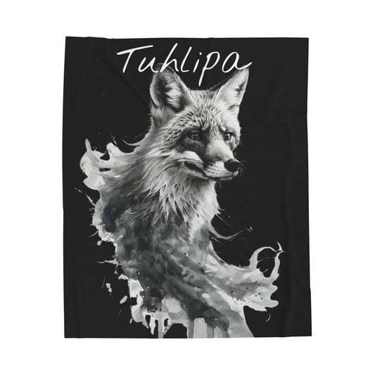 Fox Velveteen Plush Blanket, 50" × 60" & 60" × 80"