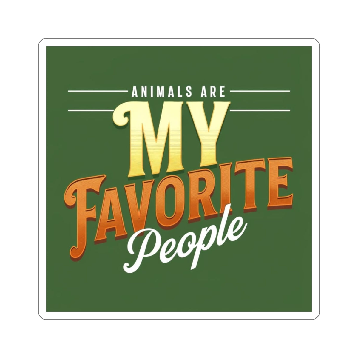 Animal Lovers Kiss-Cut Stickers