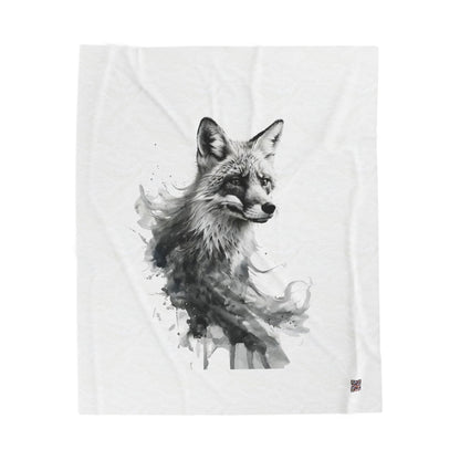 Tuhlipa Fox Velveteen Plush Blanket