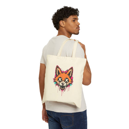 Crazy Fox Tote Bag