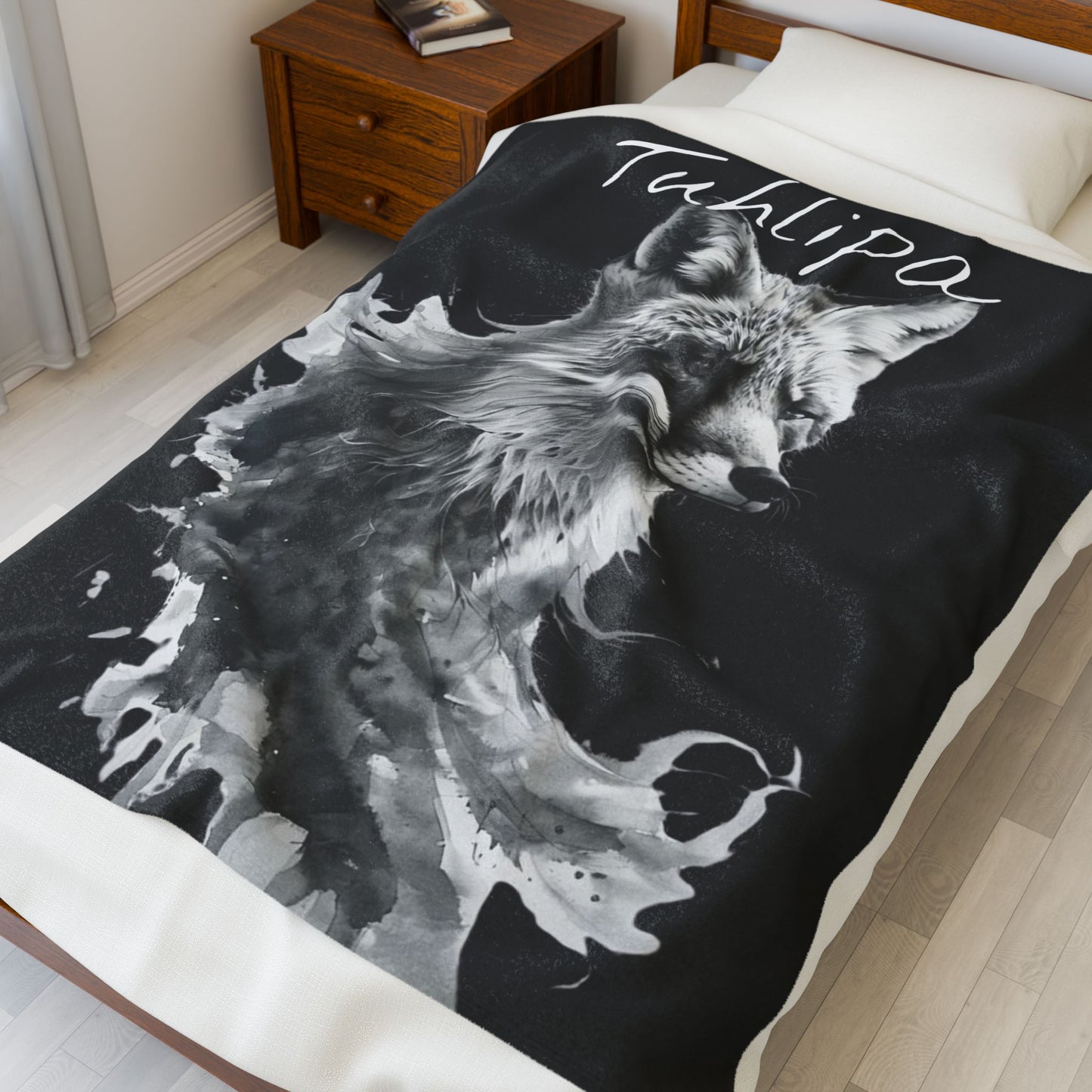 Fox Velveteen Plush Blanket, 50" × 60" & 60" × 80"