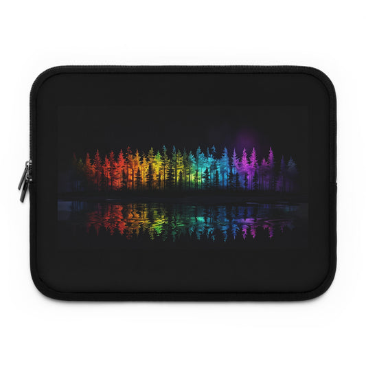 Colorful Forest Reflection Laptop Sleeve
