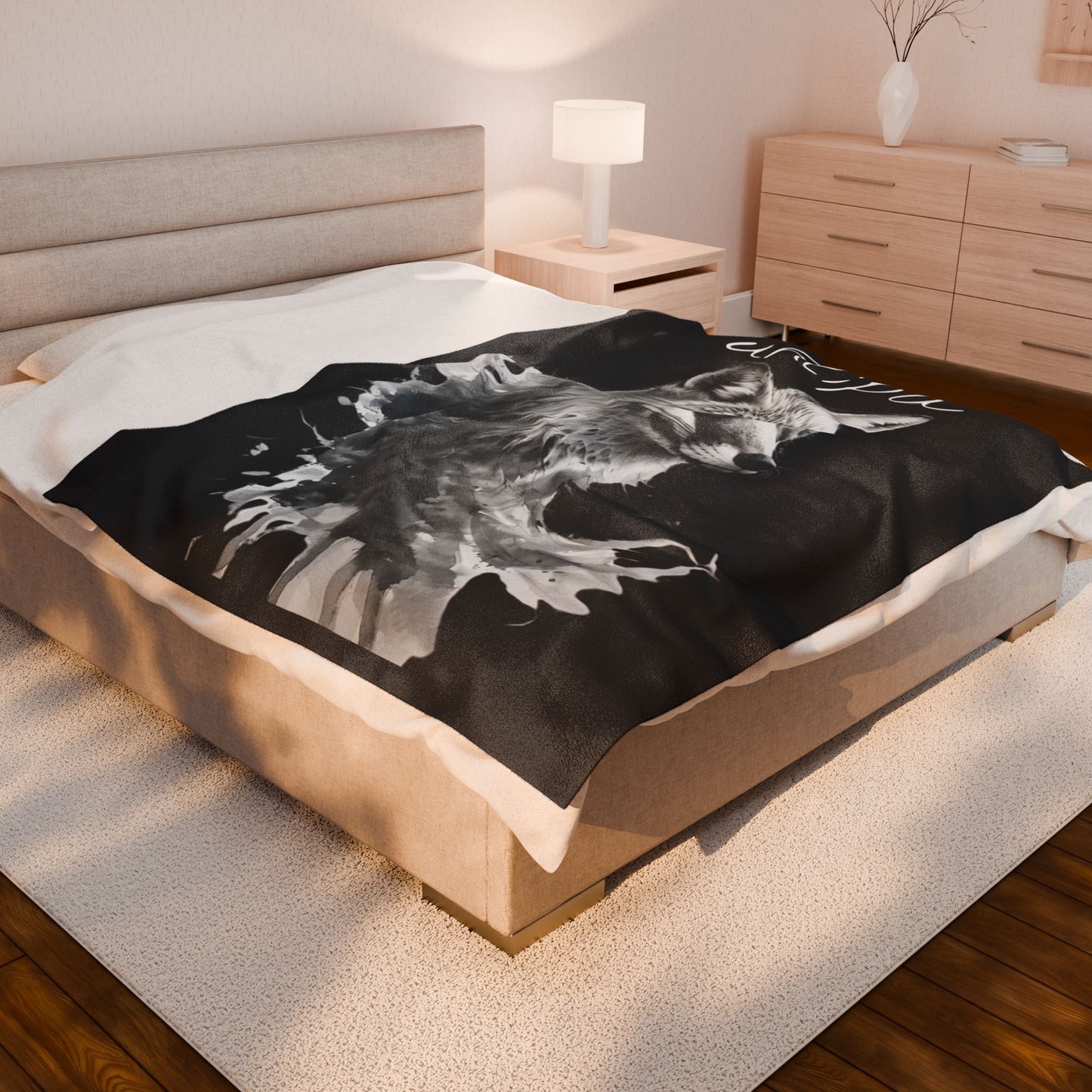 Fox Velveteen Plush Blanket, 50" × 60" & 60" × 80"