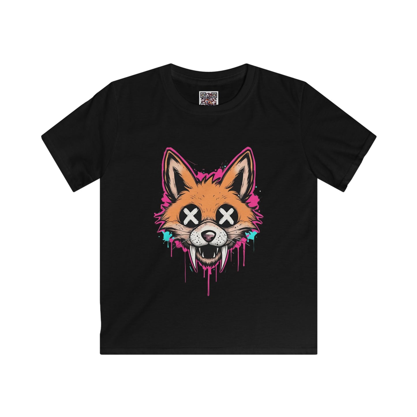 Crazy Fox Graphic Kids Tee