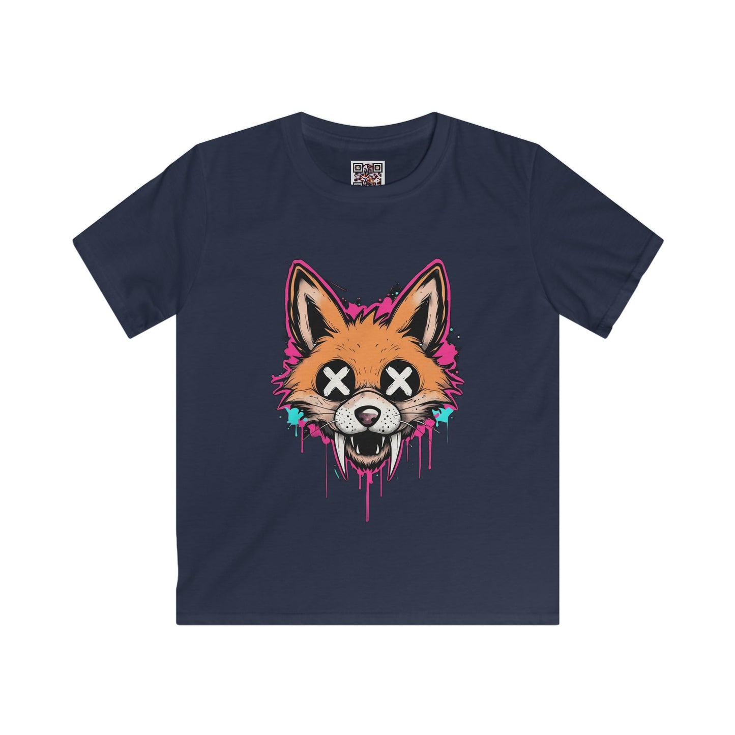 Crazy Fox Graphic Kids Tee