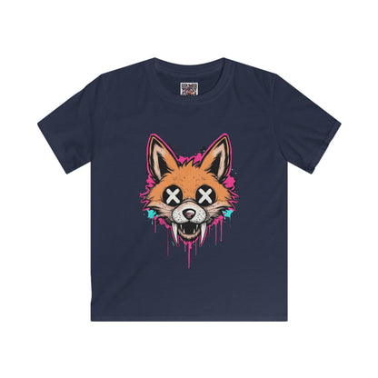 Crazy Fox Graphic Kids Tee