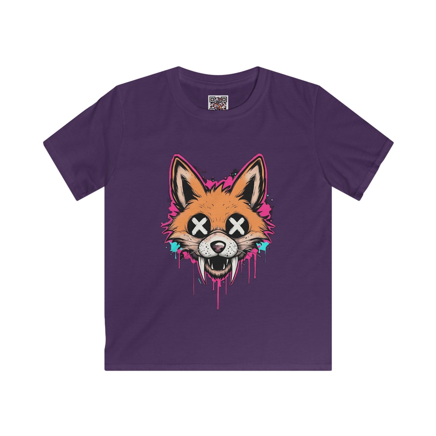 Crazy Fox Graphic Kids Tee
