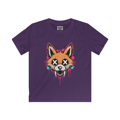 Crazy Fox Graphic Kids Tee