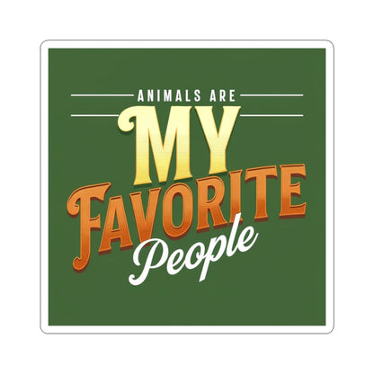 Animal Lovers Kiss-Cut Stickers