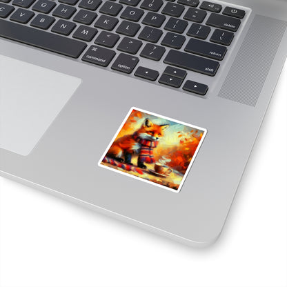 Autumn Winter Fox Sticker