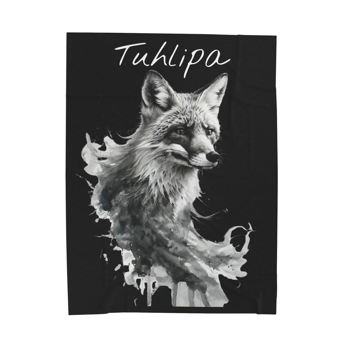 Fox Velveteen Plush Blanket, 50" × 60" & 60" × 80"