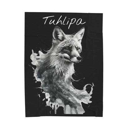 Fox Velveteen Plush Blanket, 50" × 60" & 60" × 80"