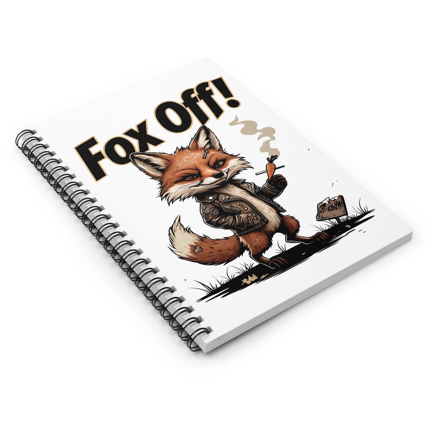 Fox Off! Spiral Notebook